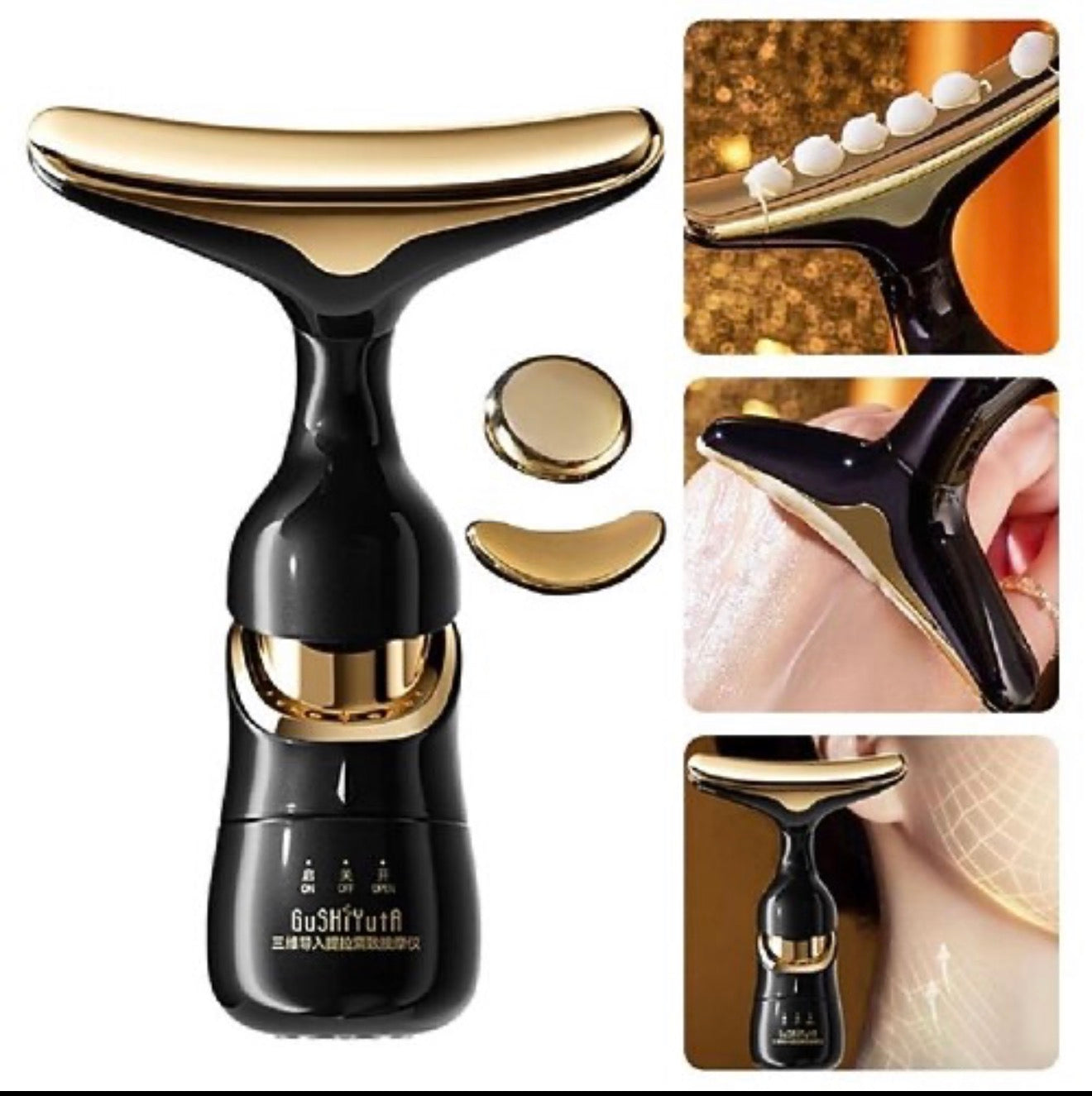 Masajeador Facial Sónico DermaSonic Luxe - Efecto Lifting Natural